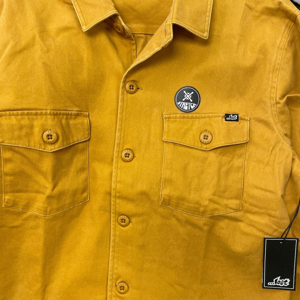 Lost button down